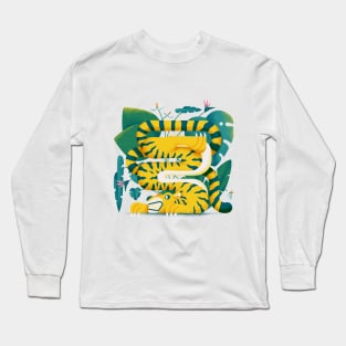 Yoga tiger Long Sleeve T-Shirt